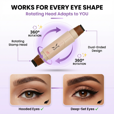 TwinWing™ Rotating Eyeliner Stamp Pen
